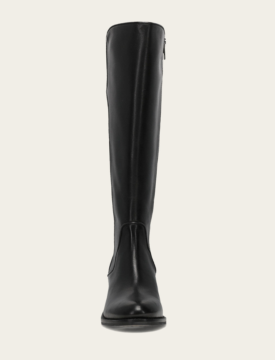 Frye Women's Black Carson 2 Piping Tall Boot / Black