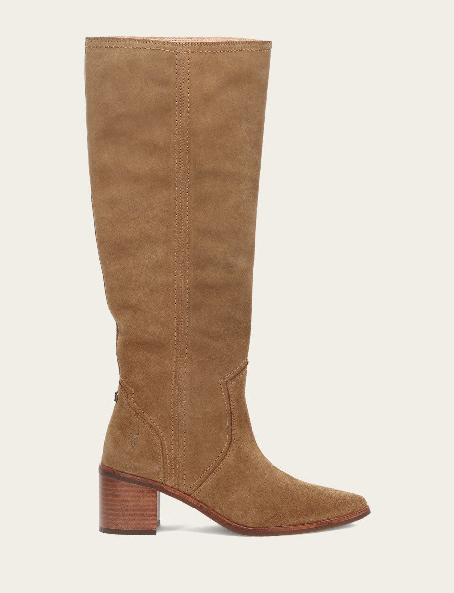 Frye Women's Almond Sadie Softy Tall Wide Calf Boot / Almond