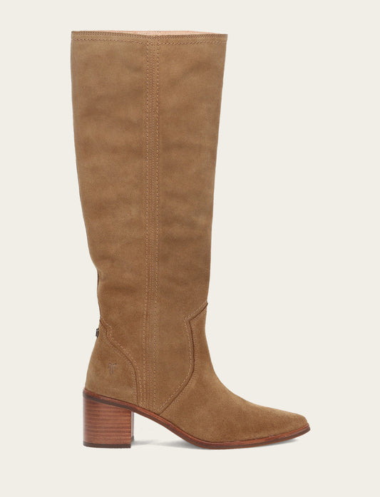 Frye Women's Almond Sadie Softy Tall Wide Calf Boot / Almond
