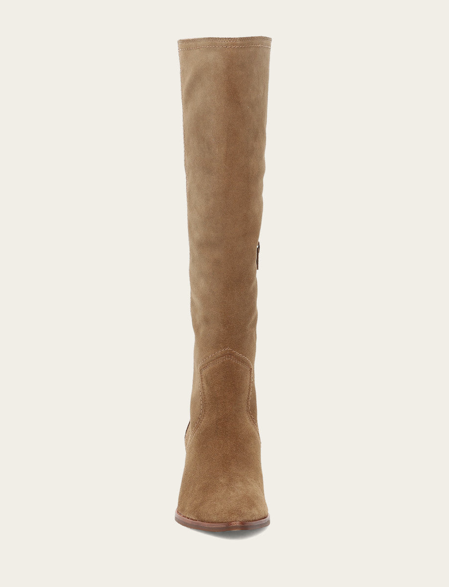 Frye Women's Almond Sadie Softy Tall Wide Calf Boot / Almond
