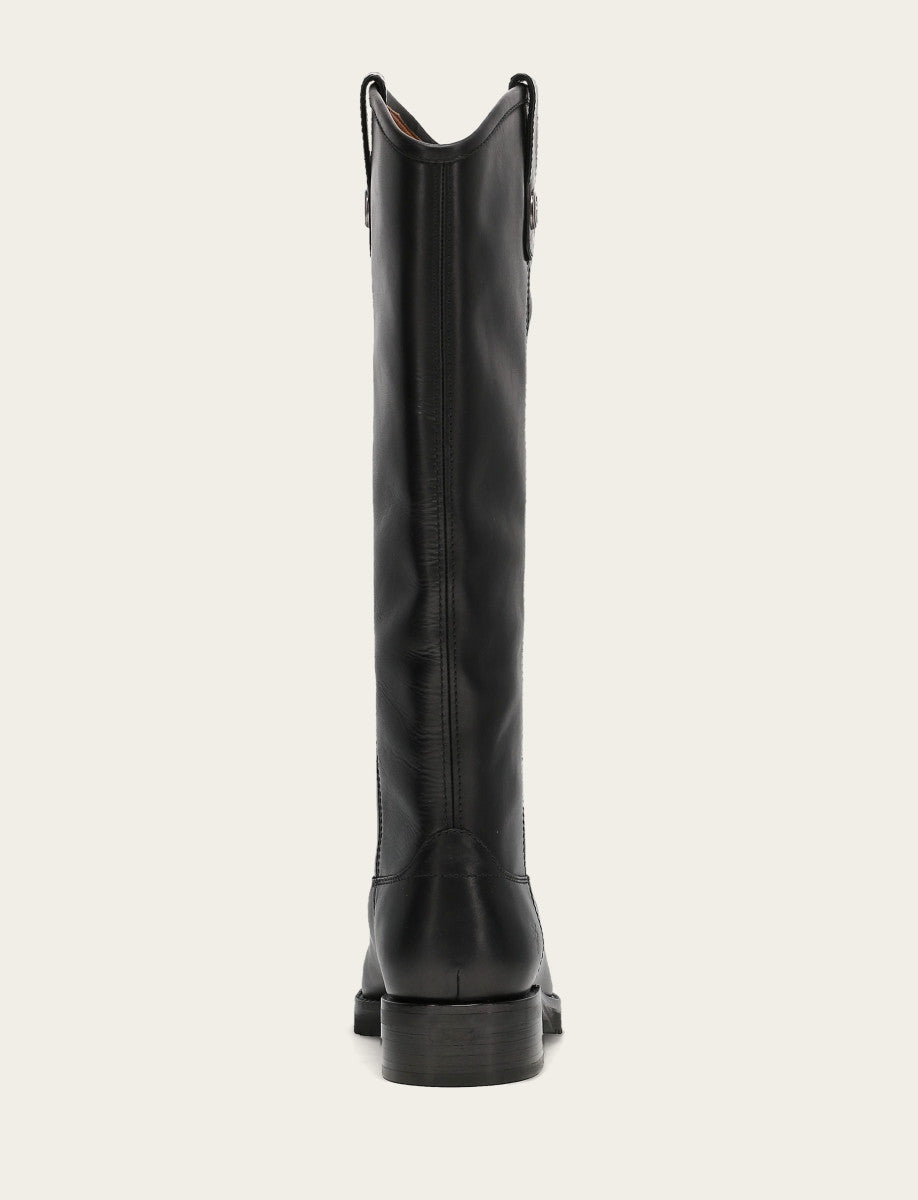 Frye Women's Black Melissa Lug Button Tall Boot / Black