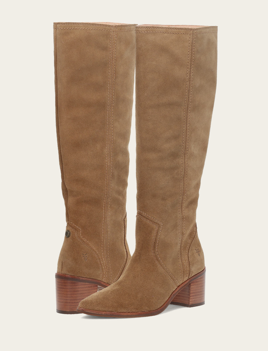 Frye Women's Almond Sadie Softy Tall Boots / Almond