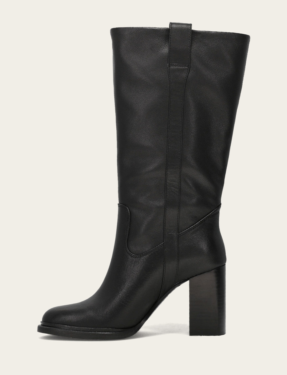 Frye Women's Black Alex Slouchy Mid Boot / Black