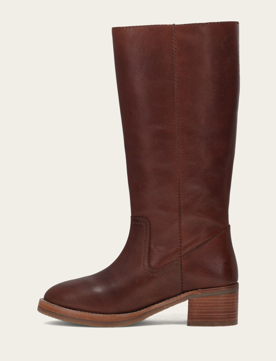 Frye Women's Brown Andrea 14R Boot / Brown