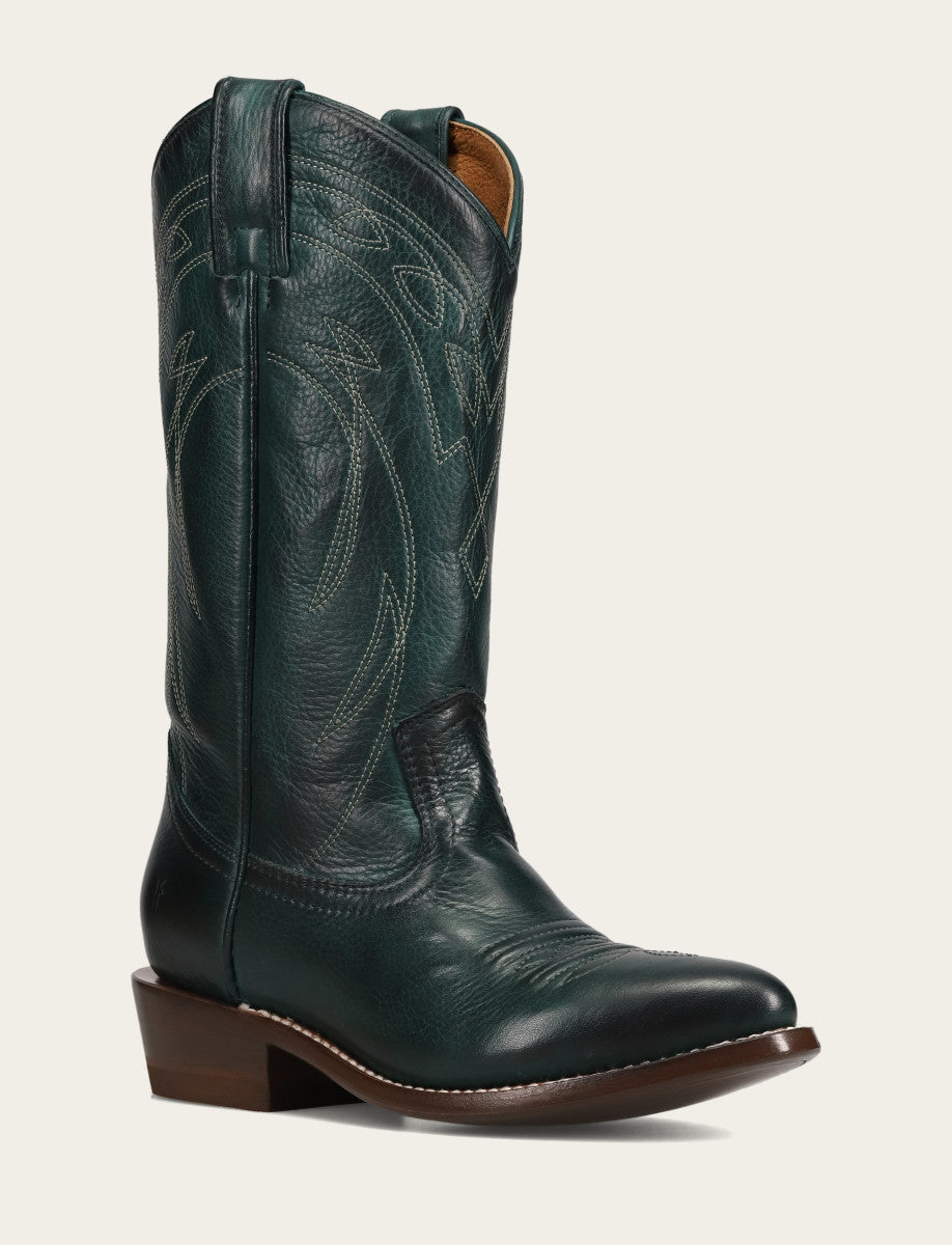 Frye Women's Pine Billy Pull On Deco Stitch Boot / Pine