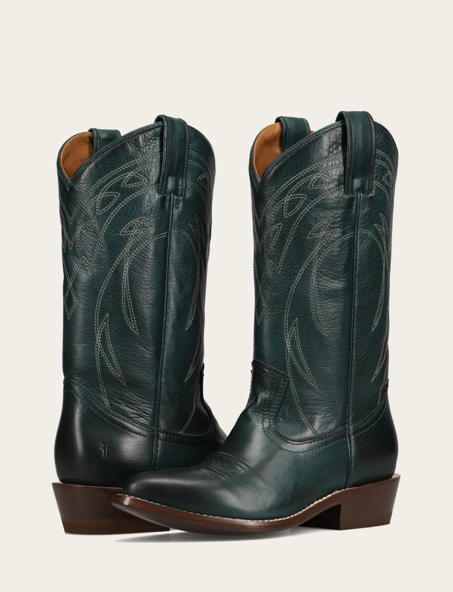 Frye Women's Pine Billy Pull On Deco Stitch Boot / Pine