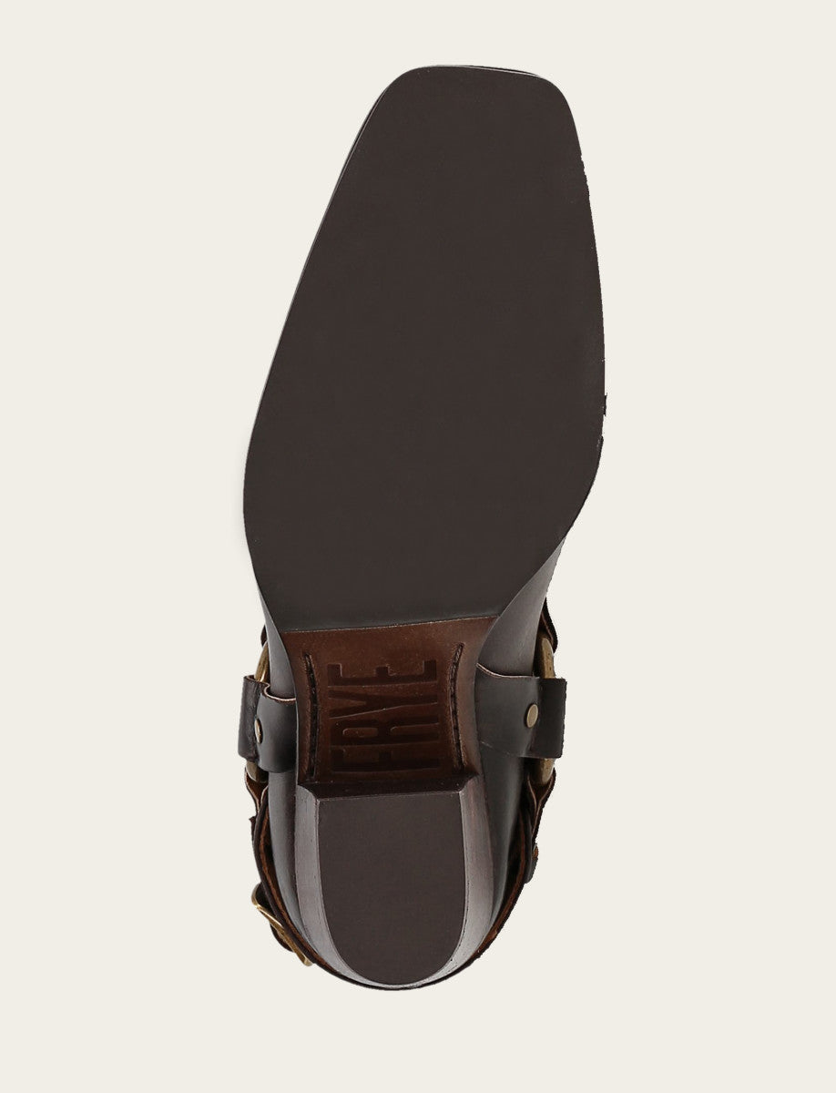 Frye Women's Dark Brown Shiloh Harness Belted Boot / Dark Brown