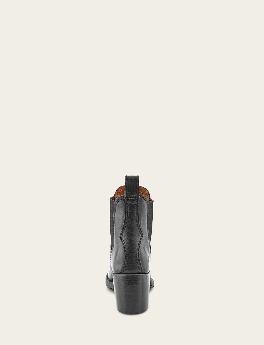 Frye Women's Black Sabrina Chelsea Boots / Black