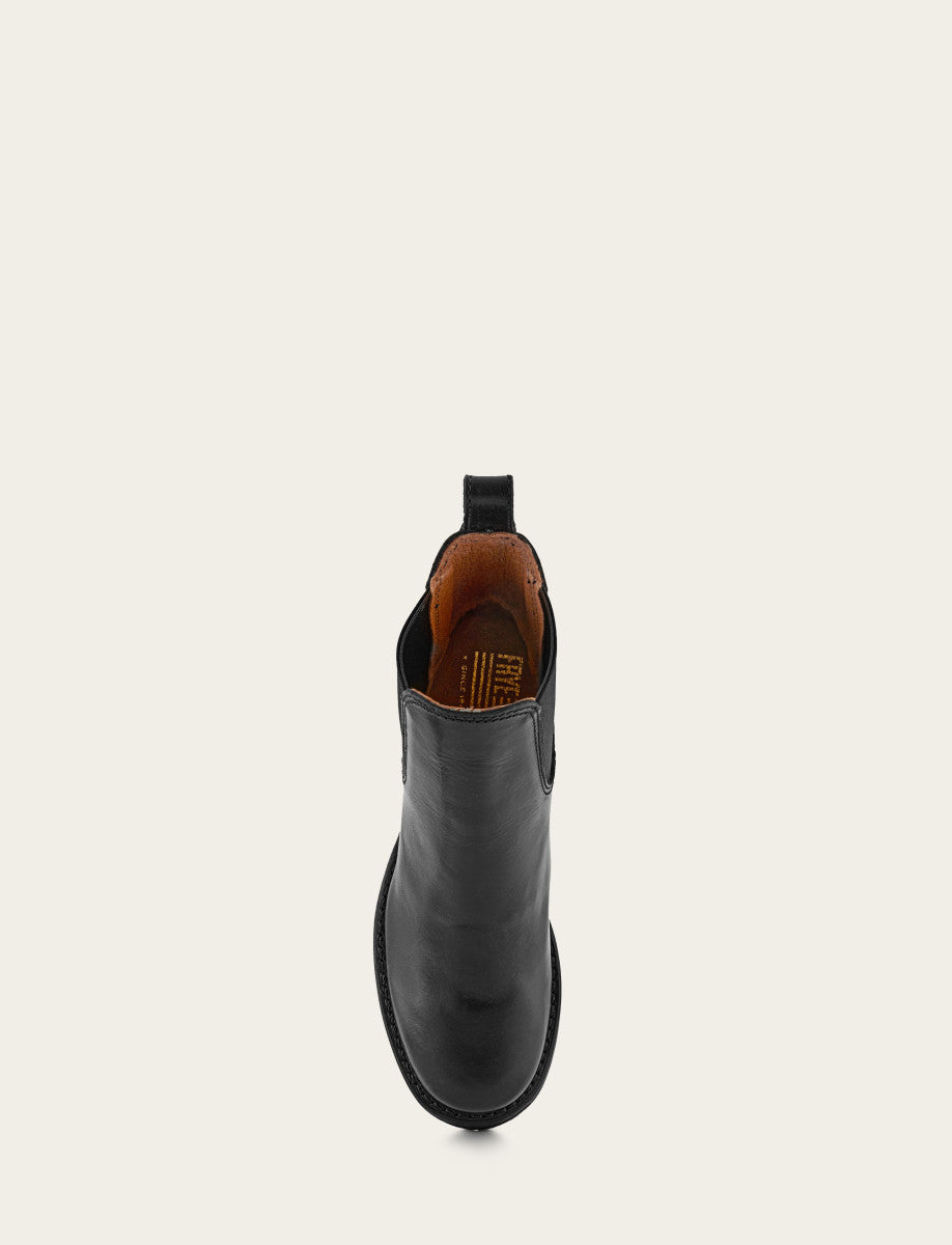 Frye Women's Black Sabrina Chelsea Boots / Black