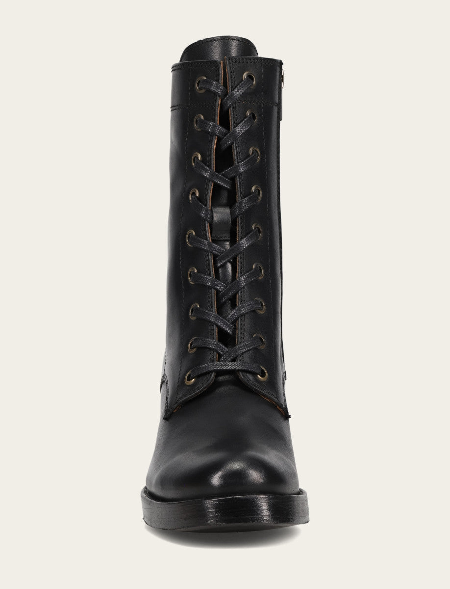 Frye Women's Black Jean Lace Up Boot / Black