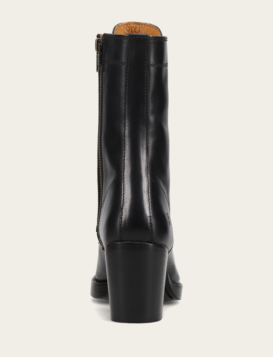 Frye Women's Black Jean Lace Up Boot / Black
