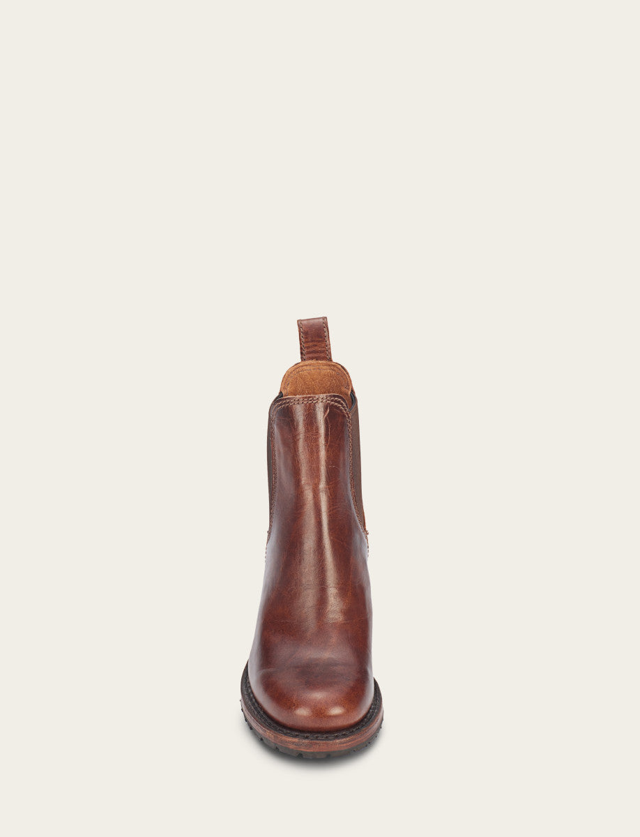 Frye Women's Cognac Sabrina Chelsea Boots / Cognac