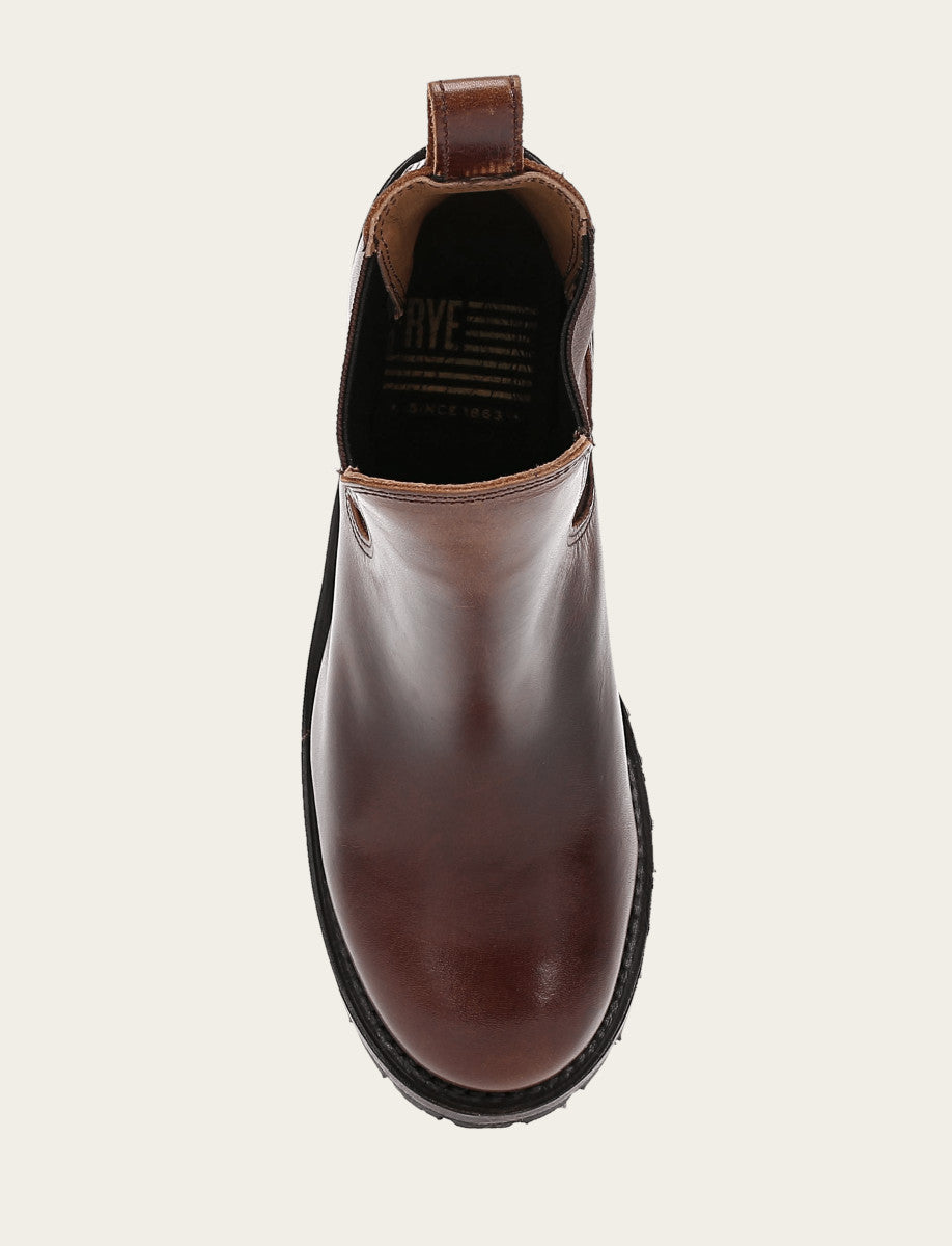 Frye Women's Cognac Sabrina Chelsea Boots / Cognac