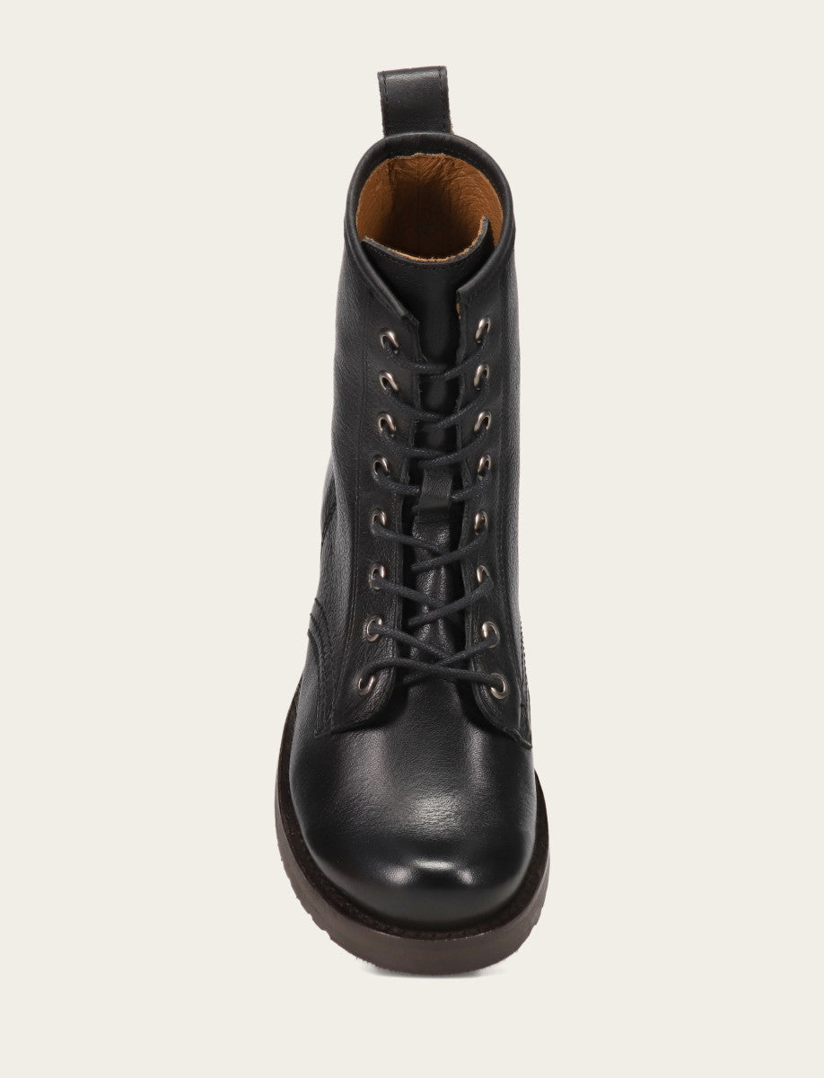 Frye Women's Black Veronica Flex Combat Booties / Black