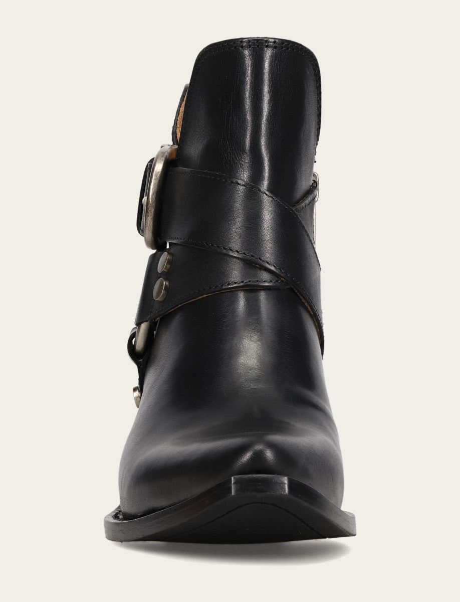Frye Women’s Black Sacha Multi-Strap Ankle Booties / Black