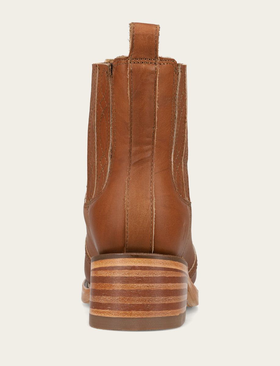 Frye Women's Saddle Campus Chelsea Booties / Saddle