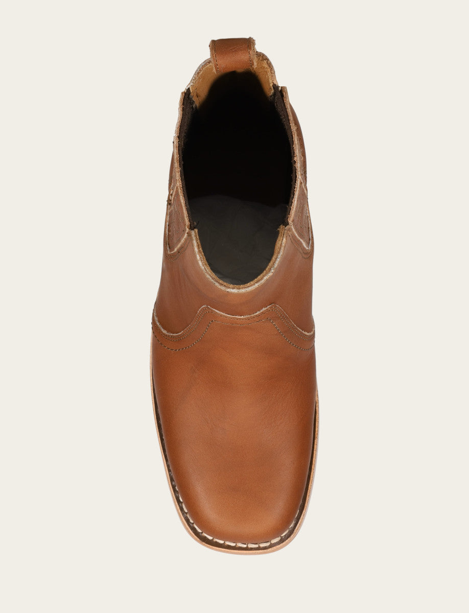 Frye Women's Saddle Campus Chelsea Booties / Saddle