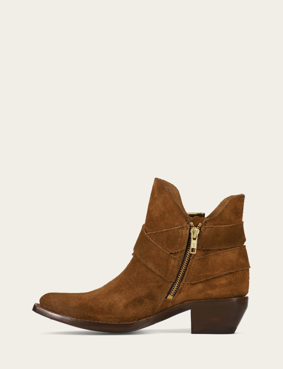 Frye Women's Bark Sacha Multi Strap Booties / Bark