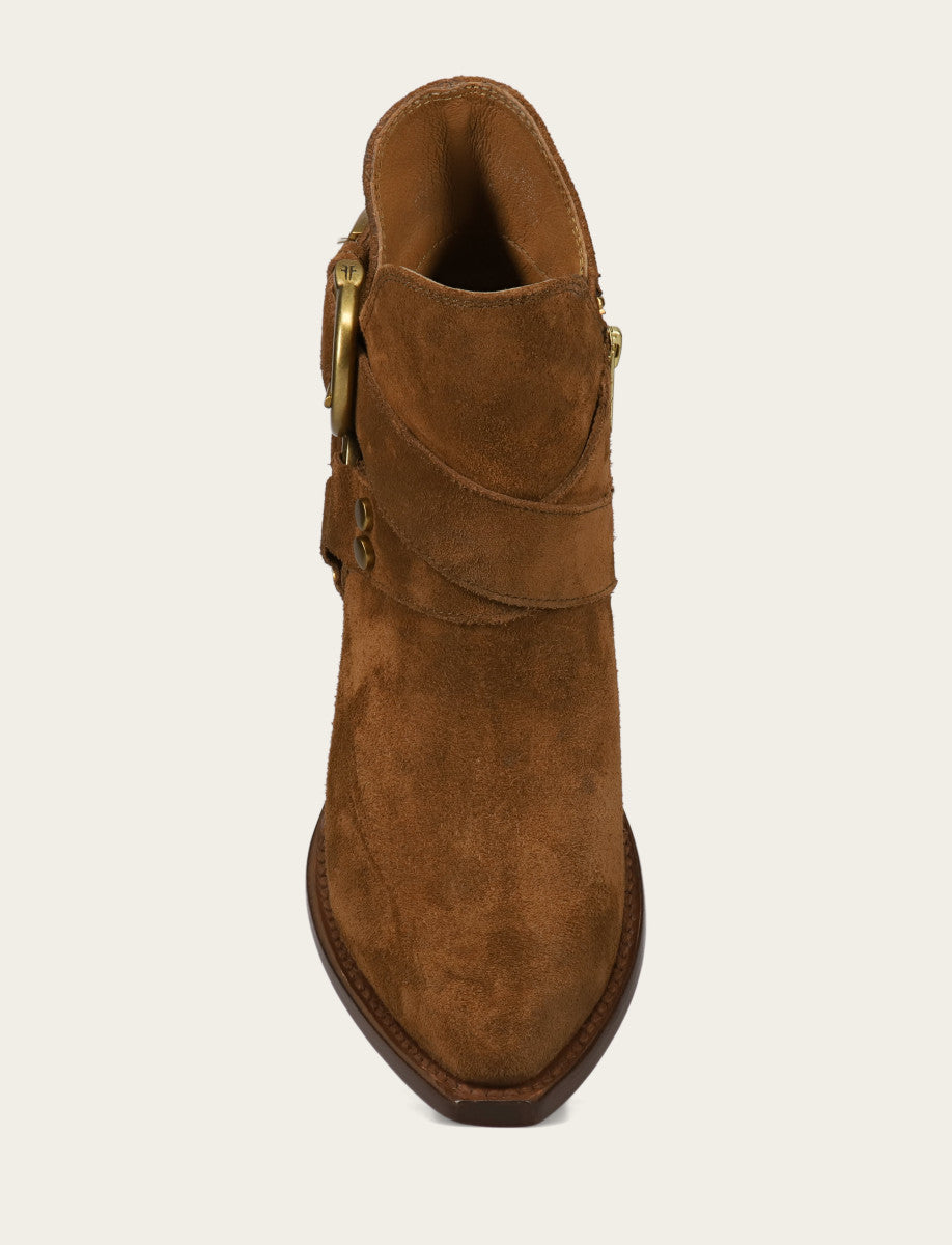 Frye Women's Bark Sacha Multi Strap Booties / Bark