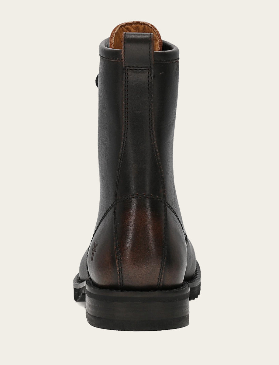 Frye Antique Brown Veronica Flex Combat Boot / Antique Brown
