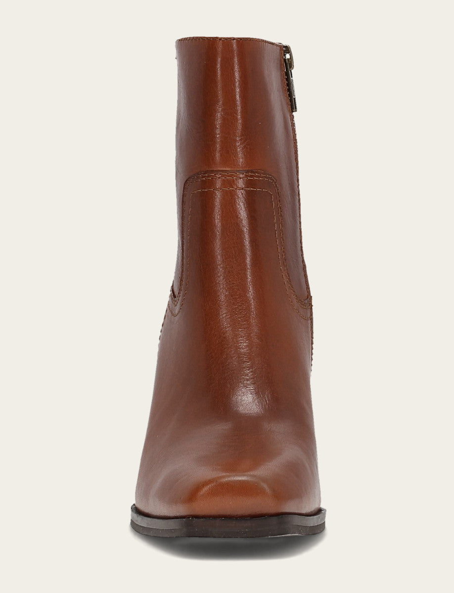 Frye Women's Cinnamon Shiloh Zip Booties / Cinnamon