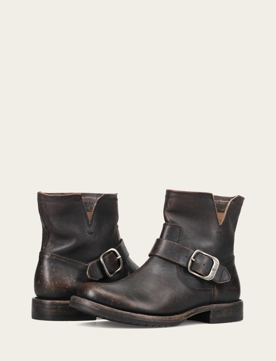 Frye Women's Antique Black Veronica Flex Booties / Antique Black