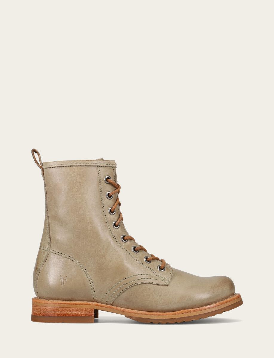 Frye Women's Eucalyptus Veronica Flex Combat Boot / Eucalyptus