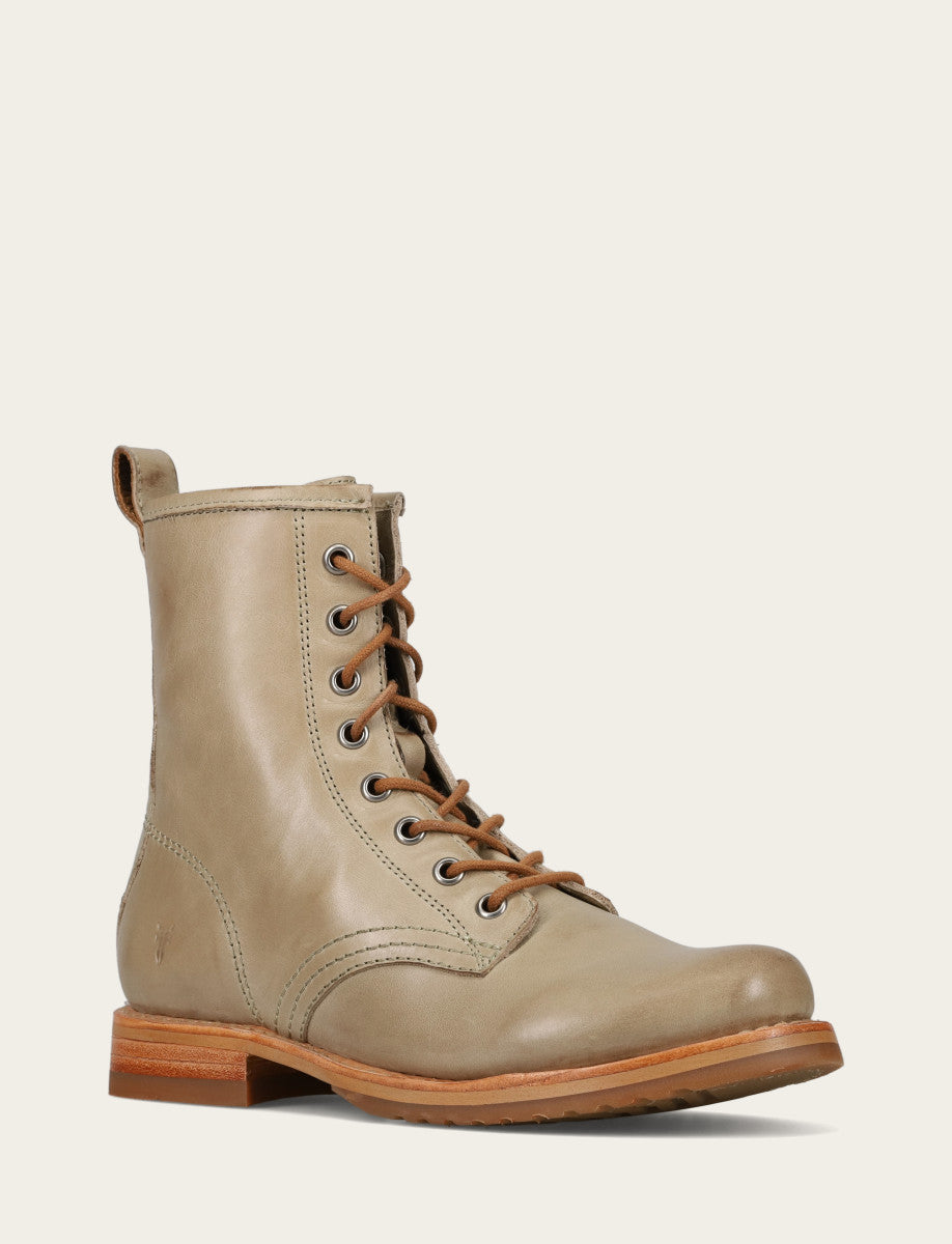 Frye Women's Eucalyptus Veronica Flex Combat Boot / Eucalyptus