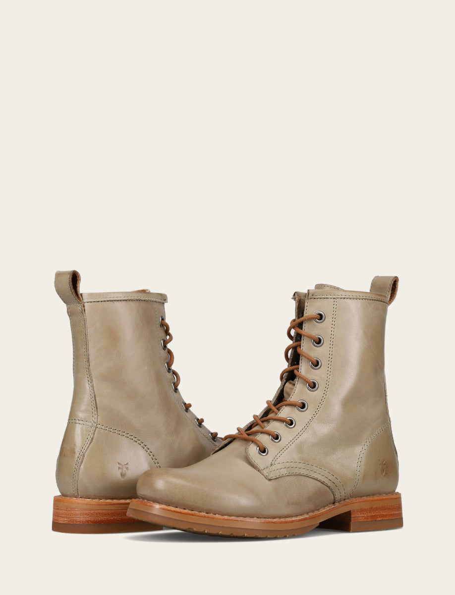 Frye Women's Eucalyptus Veronica Flex Combat Boot / Eucalyptus