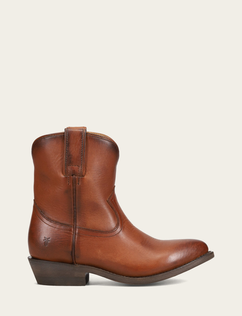 Frye Women's Cognac Billy Short Booties / Cognac