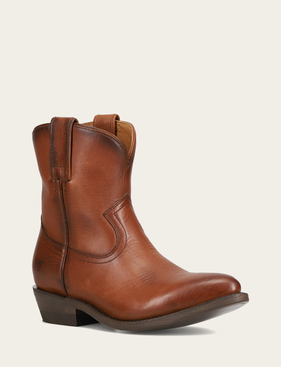 Frye Women's Cognac Billy Short Booties / Cognac