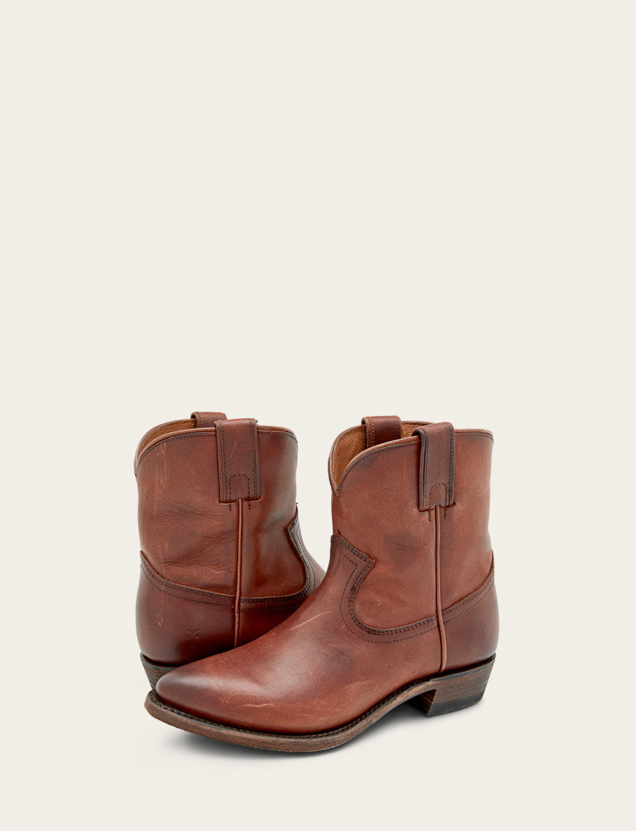 Frye Women's Cognac Billy Short Booties / Cognac
