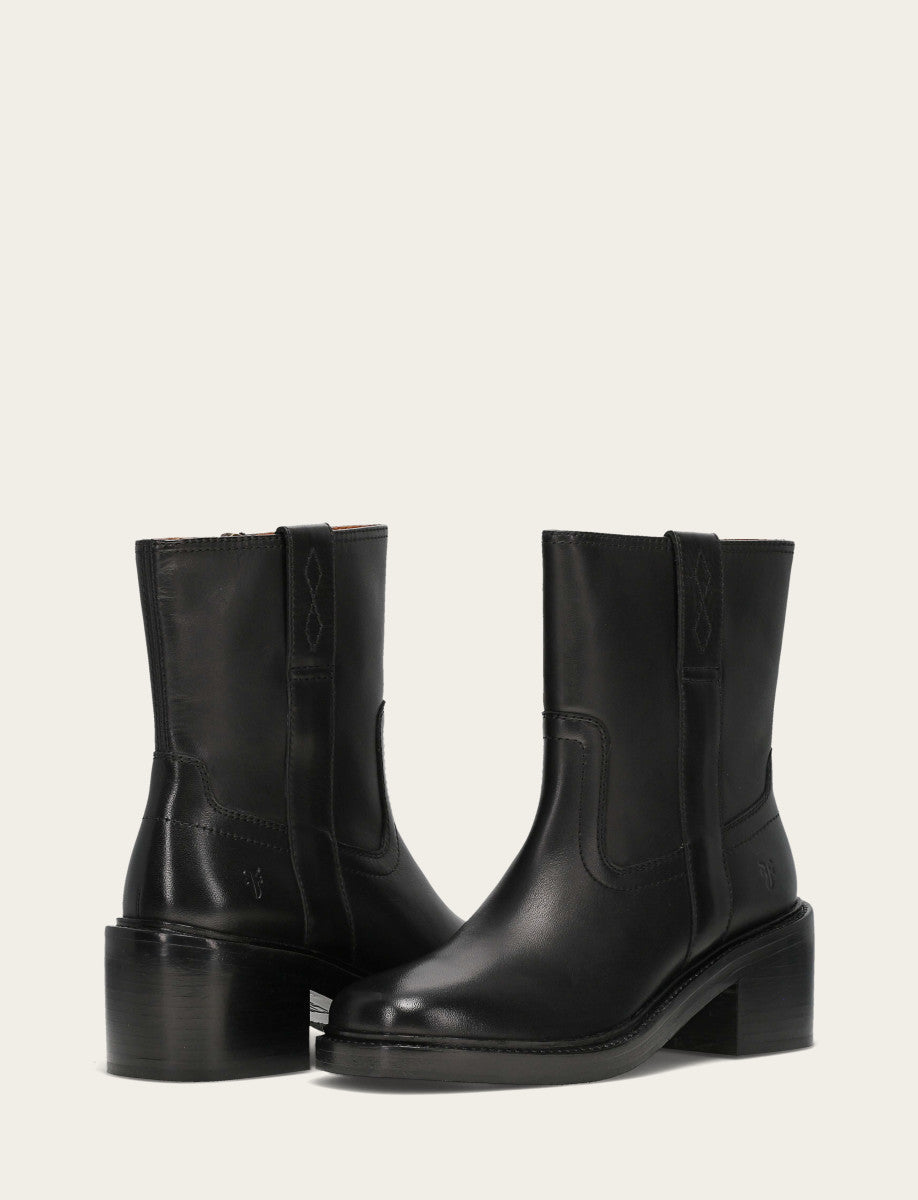 Frye Women's Black Kate Short Inside Zip Boot / Black