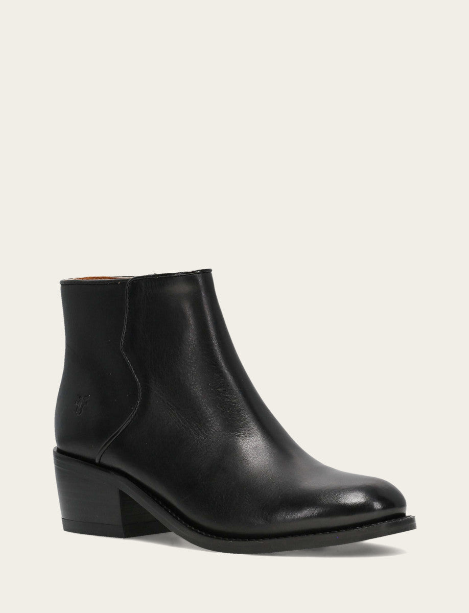 Frye Women's Black Carson 2 Piping Booties / Black