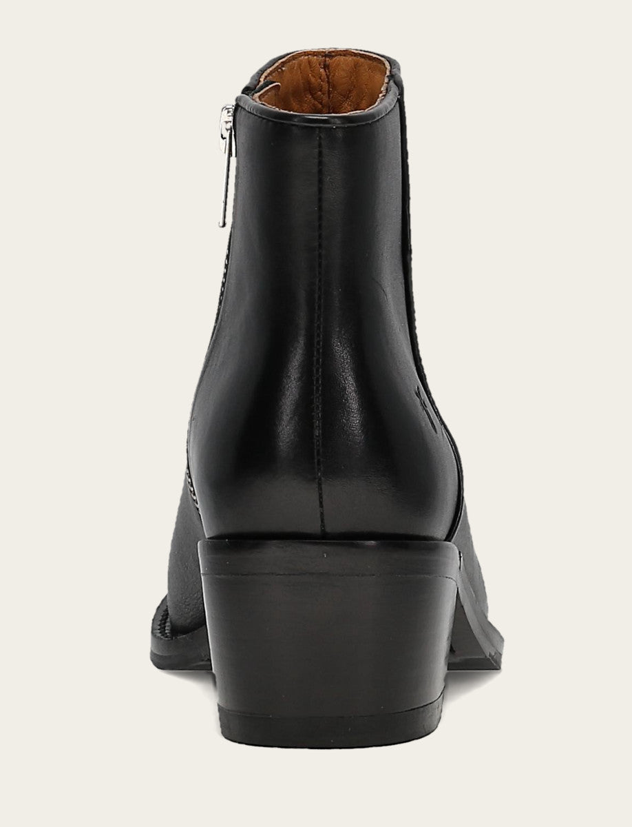 Frye Women's Black Carson 2 Piping Booties / Black