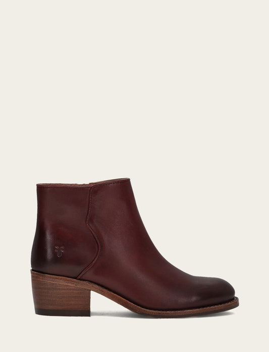 Frye Women's Merlot Carson 2 Piping Booties / Merlot