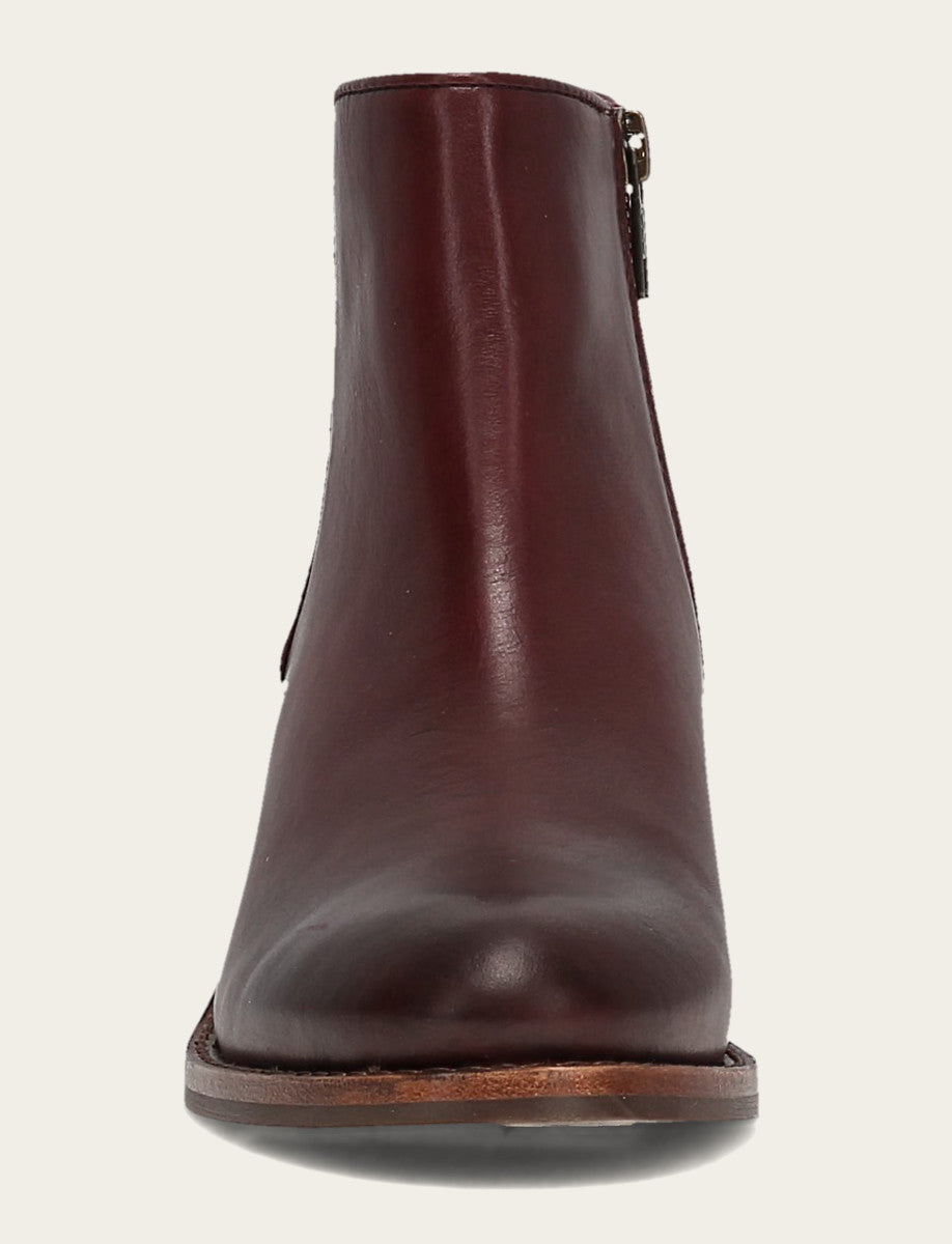 Frye Women's Merlot Carson 2 Piping Booties / Merlot