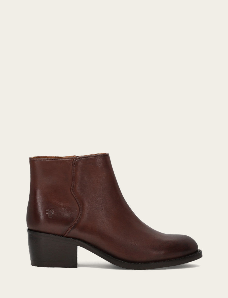Frye Women's Saddle Carson 2 Piping Booties / Saddle