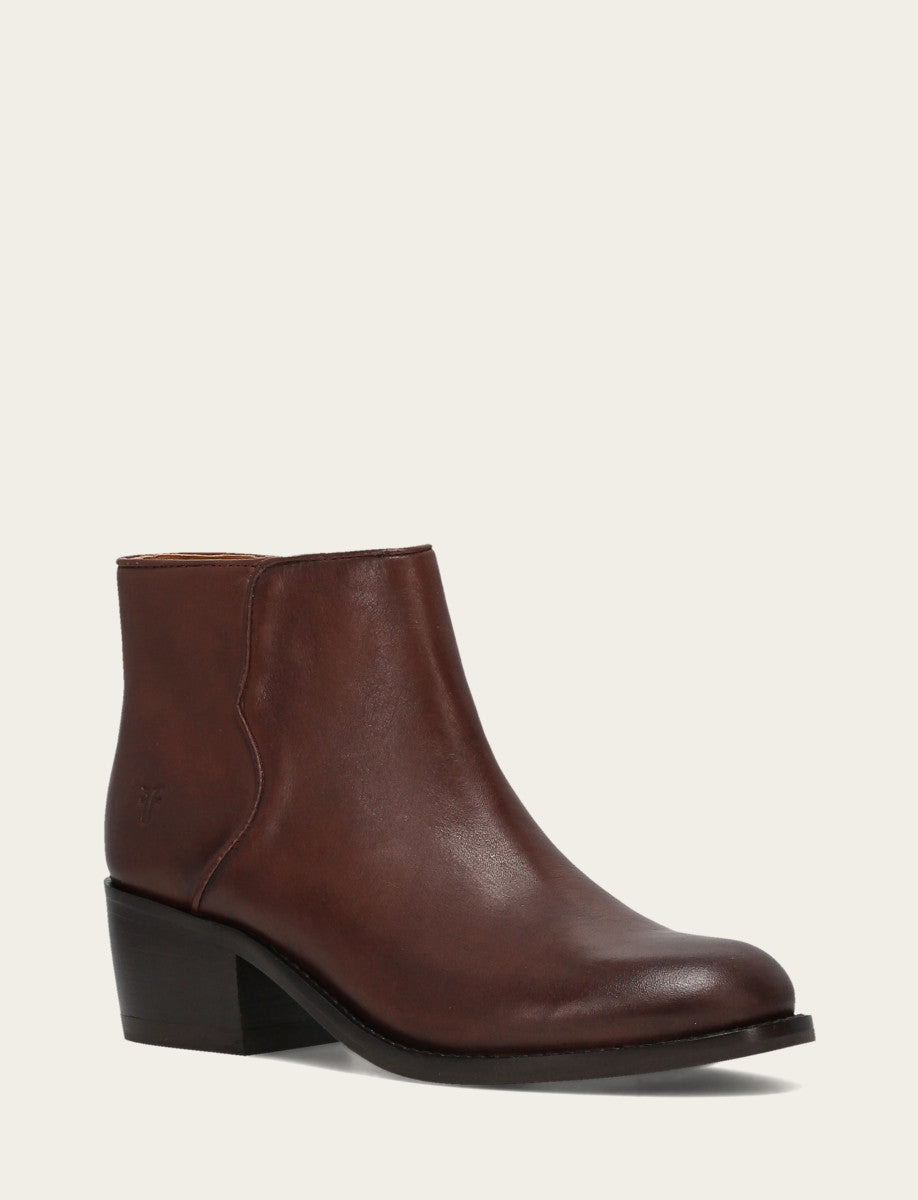 Frye Women's Saddle Carson 2 Piping Booties / Saddle
