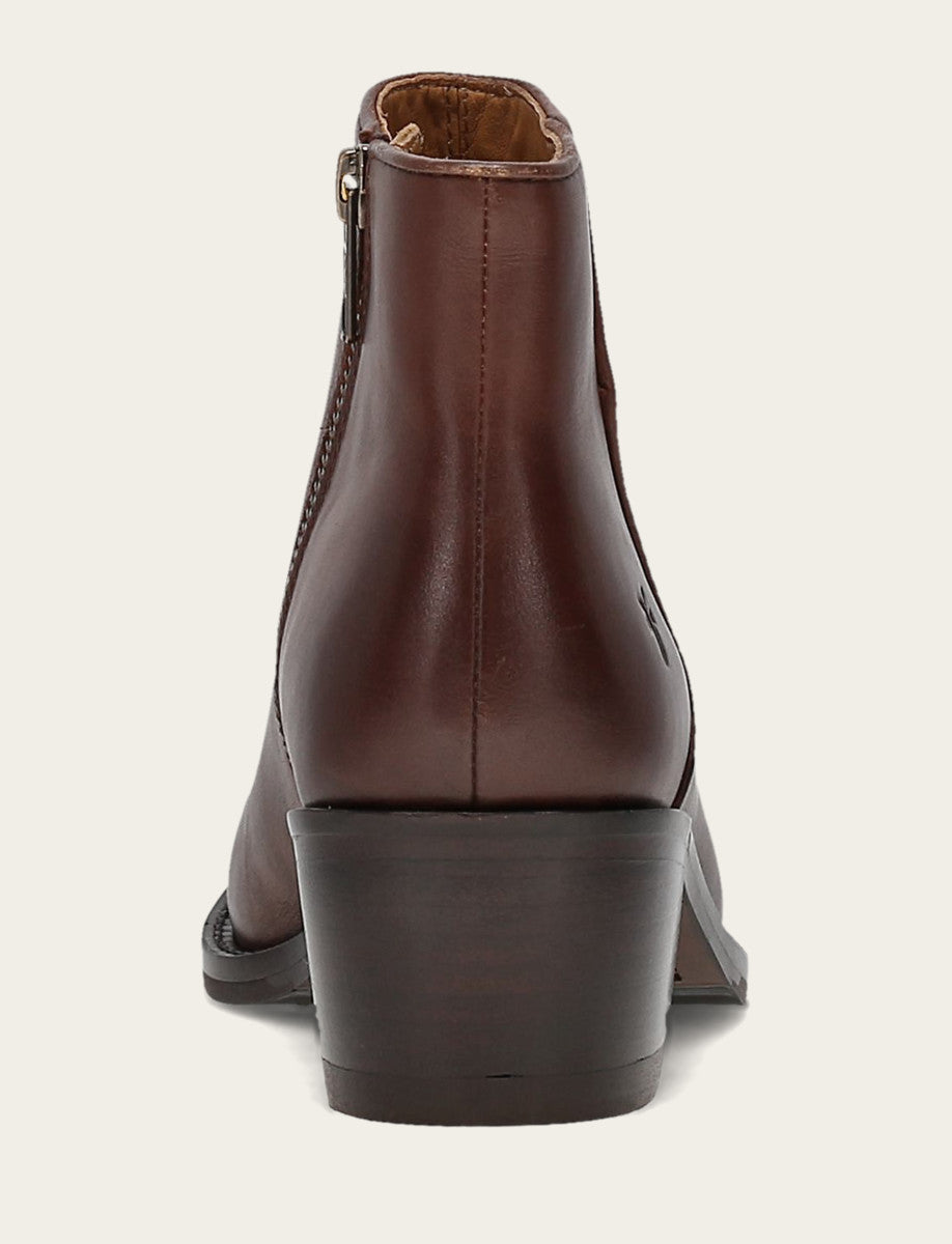 Frye Women's Saddle Carson 2 Piping Booties / Saddle