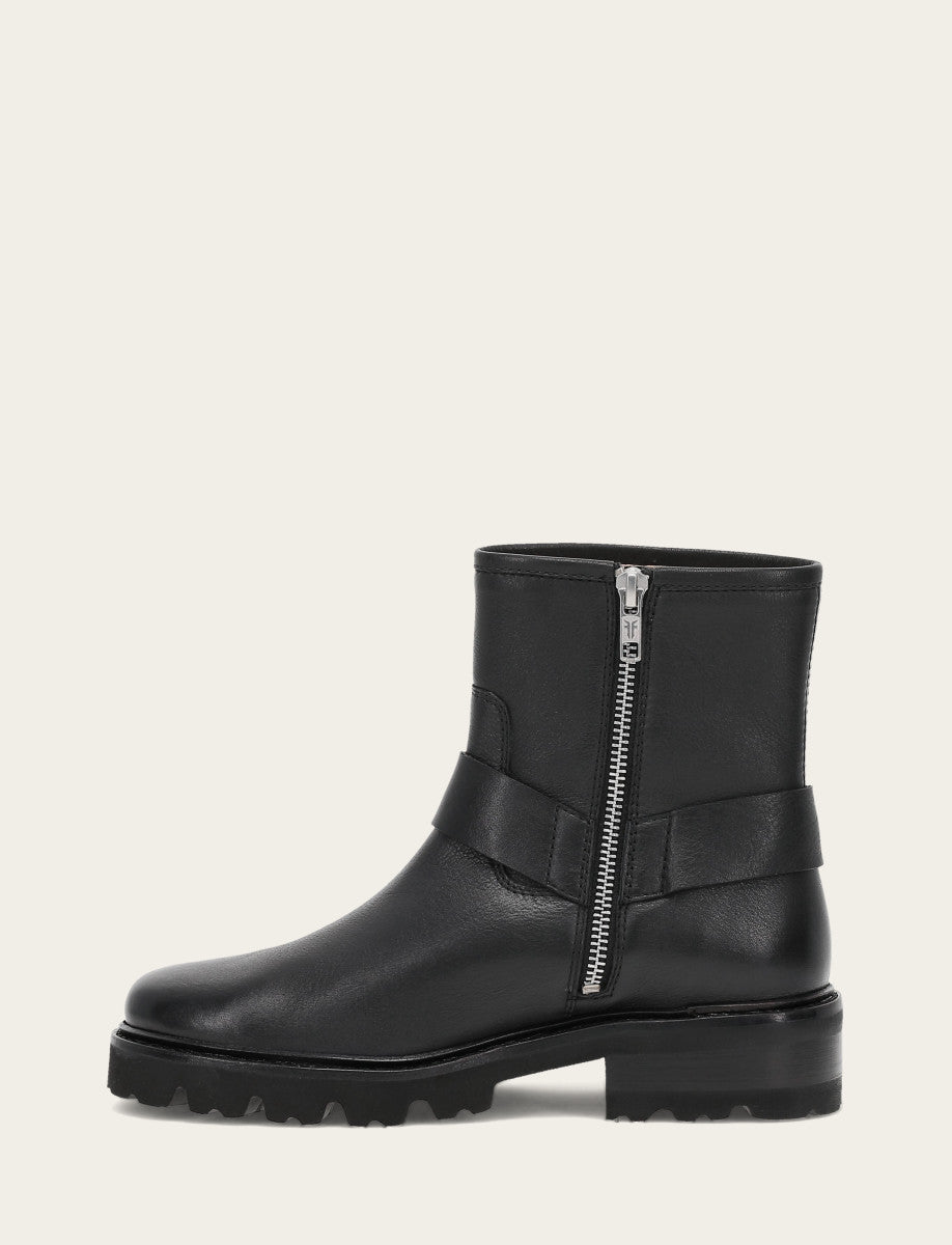 Frye Women's Black Olivia Harness Short Booties / Black