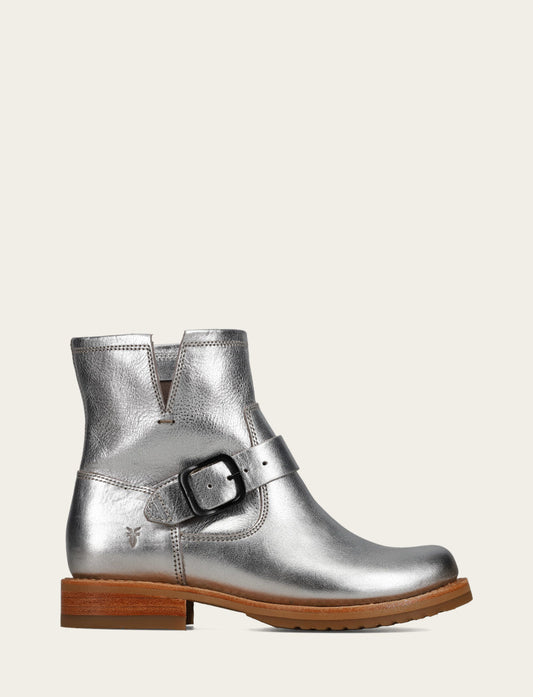 Frye Women's Silver Veronica Flex Booties / Silver