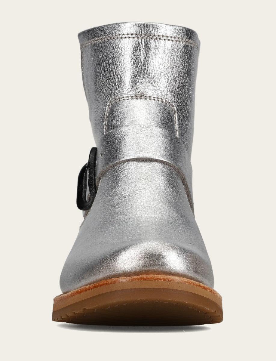 Frye Women's Silver Veronica Flex Booties / Silver