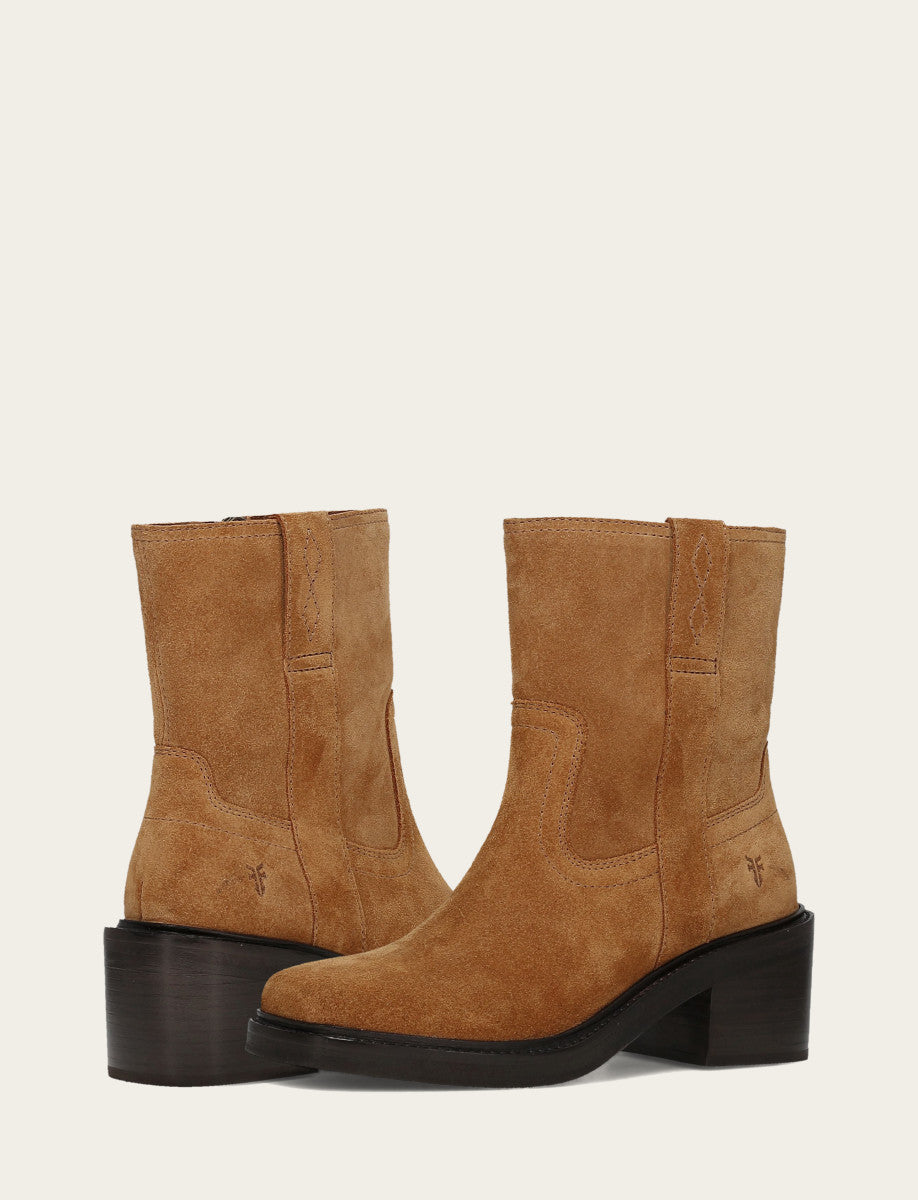 Frye Women's Toffee Kate Short Inside Zip Boot / Toffee
