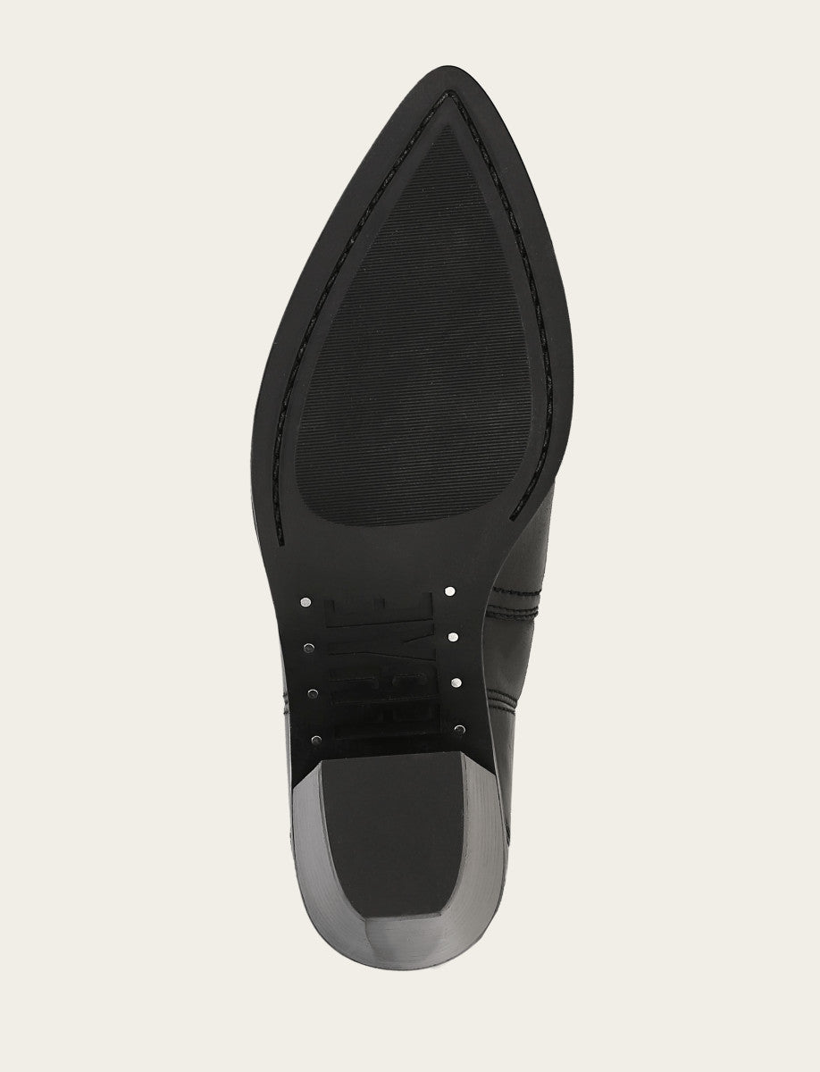 Frye Women's Black Sara Wingtip Stud Boot / Black