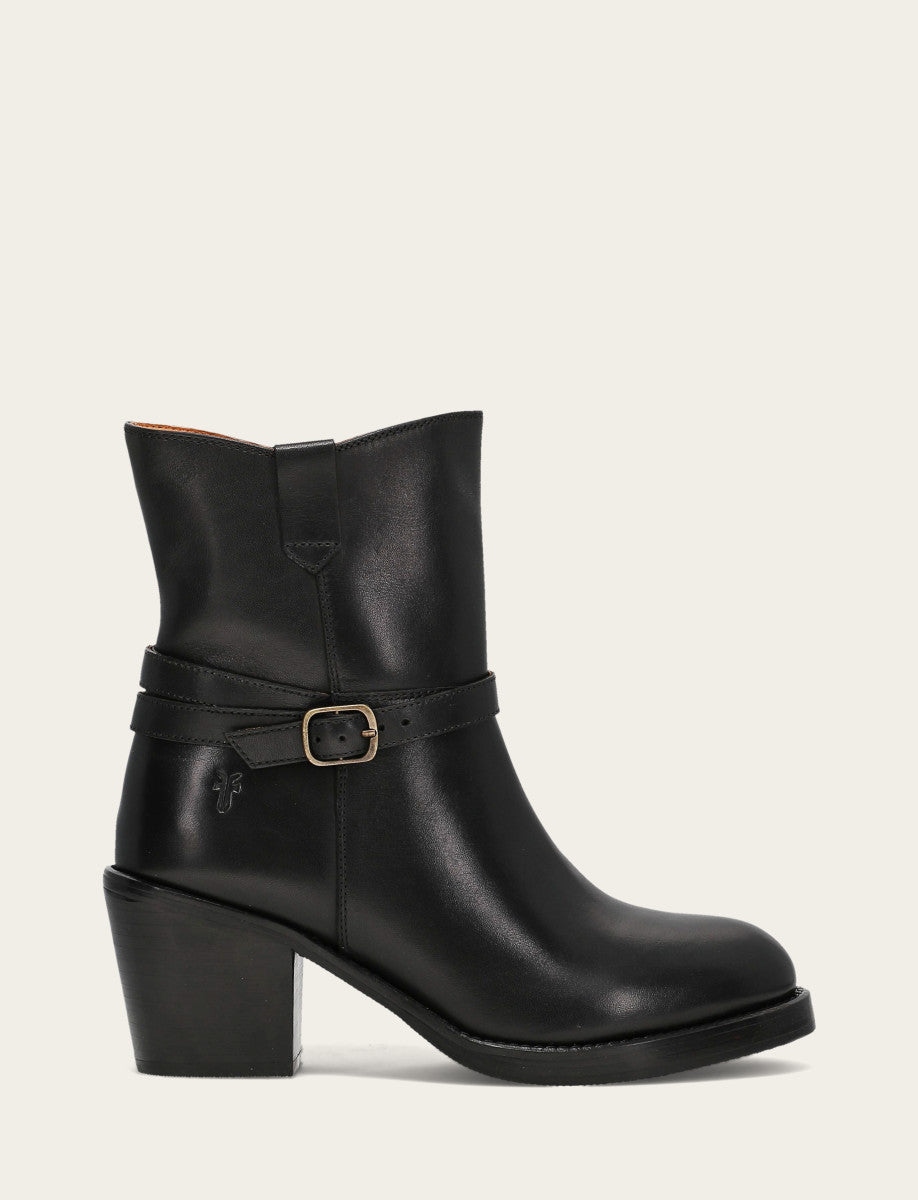 Frye Women's Black Rylee Belted Inside Zip Boot / Black
