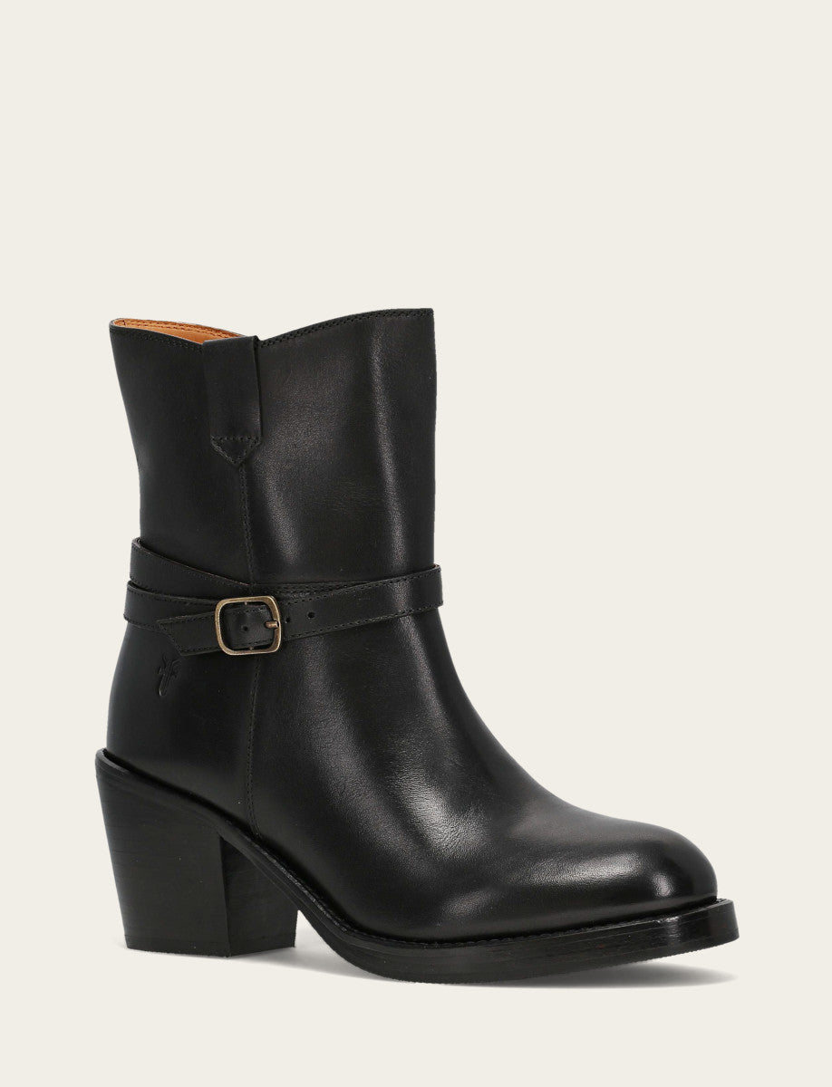 Frye Women's Black Rylee Belted Inside Zip Boot / Black