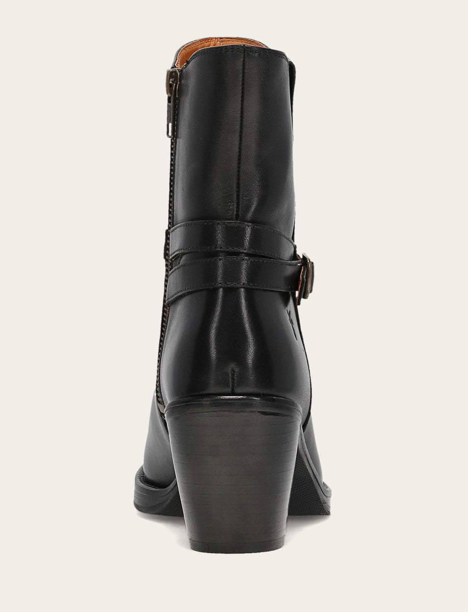 Frye Women's Black Rylee Belted Inside Zip Boot / Black