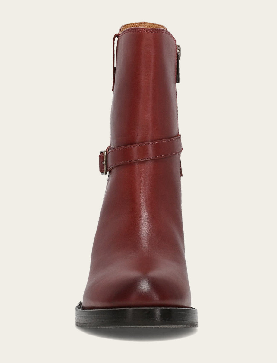 Frye Women's Cranberry Rylee Belted Inside Zip Boot / Cranberry