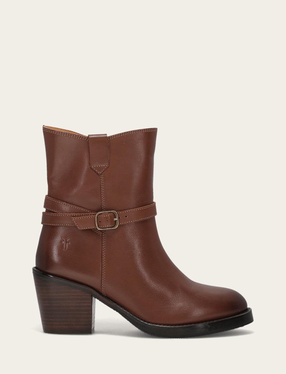 Frye Women's Walnut Rylee Belted Inside Zip Boot / Walnut